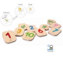 Αριθμοί με τη μέθοδο Braille - 1