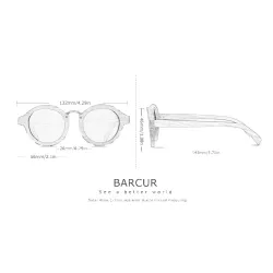 Γυαλιά Ηλίου Bamboo με Γκρι Polarized Φακό - 5