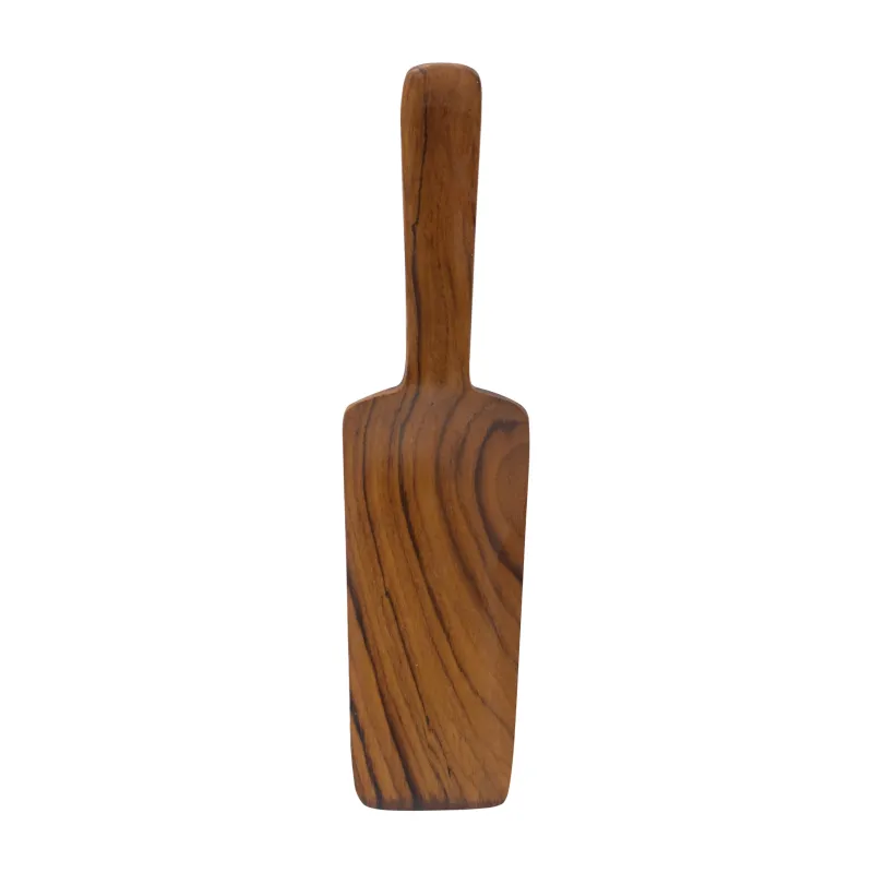Χειροποίητη Ξύλινη Σπάτουλα για Πίτα Από Teak 29 Εκ. - 1