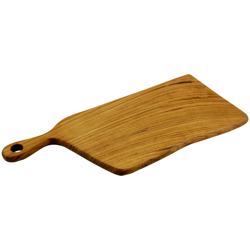 Χειροποίητη Ρακέτα Κοπής Teak, Από Τη Συλλογή "Tropical" 45x20 Εκ. - 3