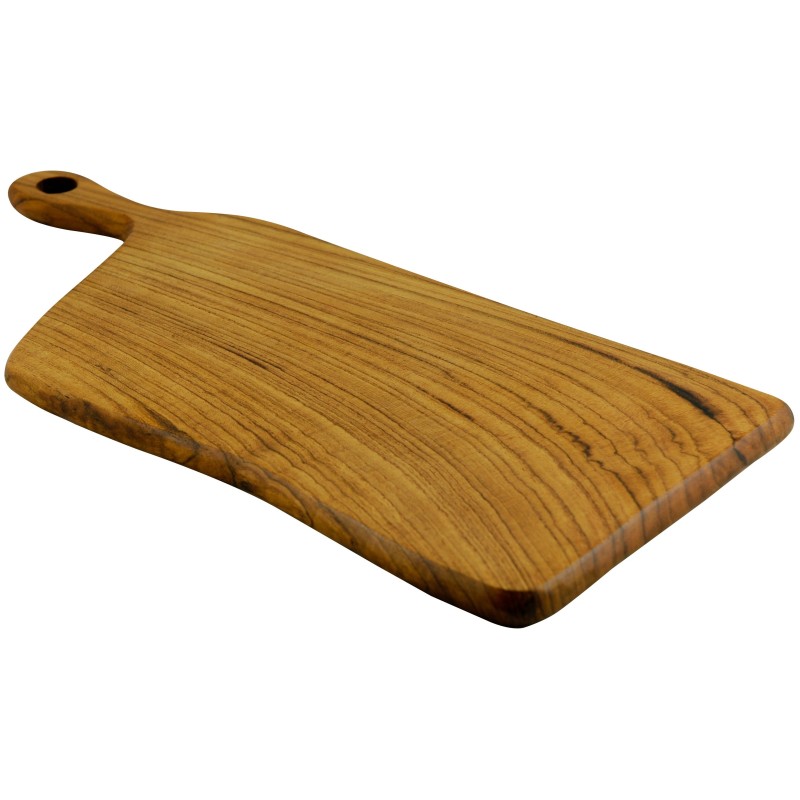 Χειροποίητη Ρακέτα Κοπής Teak, Από Τη Συλλογή "Tropical" 45x20 Εκ. - 4