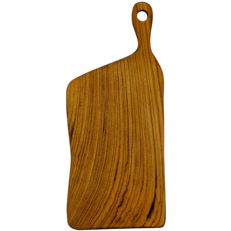 Χειροποίητη Ρακέτα Κοπής Teak, Από Τη Συλλογή "Tropical" 45x20 Εκ. - 2