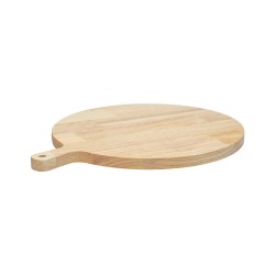Ξύλινο Πλατώ Πίτσας Από Rubberwood Με Λαβή Φ32, 36 Εκ. - 3