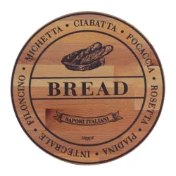 Ξύλινο Στρογγυλό Πλατώ Από Οξιά – “Bread” Φ30 Εκ. - 2
