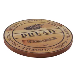 Ξύλινο Στρογγυλό Πλατώ Από Οξιά – “Bread” Φ30 Εκ. - 3