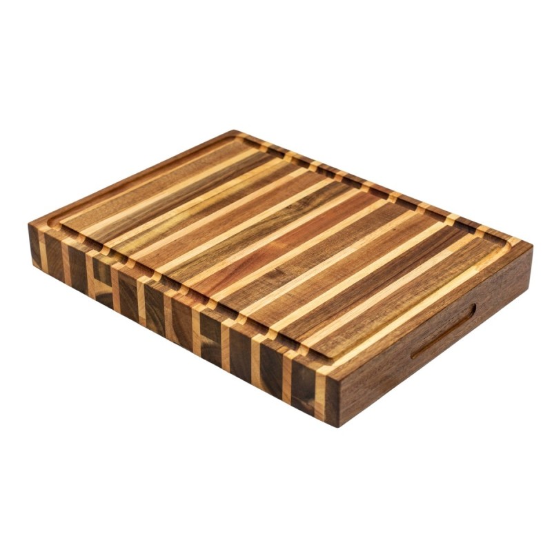 Ξύλινη Επιφάνεια Κοπής από Ακακία & Rubberwood 40x30x5 εκ. - 6 Ξύλινη Επιφάνεια Κοπής από Ακακία & Rubberwood 40x30x5 εκ. - 6