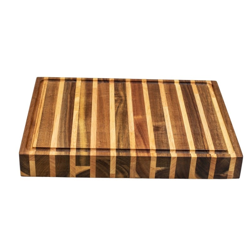 Ξύλινη Επιφάνεια Κοπής από Ακακία & Rubberwood 40x30x5 εκ. - 7 Ξύλινη Επιφάνεια Κοπής από Ακακία & Rubberwood 40x30x5 εκ. - 7