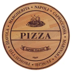 Ξύλινο Στρογγυλό Πλατώ Από Οξιά – “Pizza” Φ30 Εκ. - 2