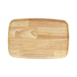 Ξύλινο Πιάτο Οβάλ Rubberwood Με Τοίχωμα 32, 38, 42 Εκ. - 19