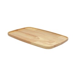 Ξύλινο Πιάτο Οβάλ Rubberwood Με Τοίχωμα 32, 38, 42 Εκ. - 20