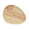 Ξύλινα Πιάτα Rubberwood Μίνιμαλ Με Τοίχωμα 30, 38, 42 Εκ. - 2