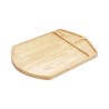 Ξύλινο Πιάτο Άγκυρα Rubberwood Με Τοίχωμα & 2 θέσεις 40x27 εκ. - 1
