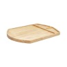 Ξύλινο Πιάτο Άγκυρα Rubberwood Με Τοίχωμα & 2 θέσεις 40x27 εκ. - 3