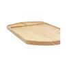 Ξύλινο Πιάτο Άγκυρα Rubberwood Με Τοίχωμα & 2 θέσεις 40x27 εκ. - 5
