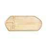 Ξύλινο Πιάτο Άγκυρα Rubberwood Με Τοίχωμα & 2 θέσεις 40x27 εκ. - 6
