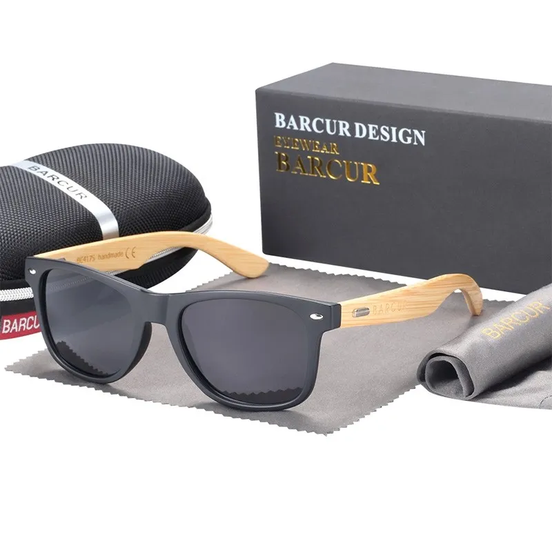 Γυαλιά Ηλίου Bamboo με Μάυρο φακό - 5 Γυαλιά Ηλίου Bamboo με Μάυρο φακό - 5