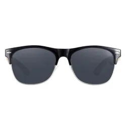 Γυαλιά Ηλίου με μαύρο σκελετό και Polarized Φακό με σκελετό καρυδιάς - 3