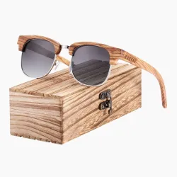 Γυαλιά Ηλίου Bamboo με Γκρι Polarized Φακό - 5