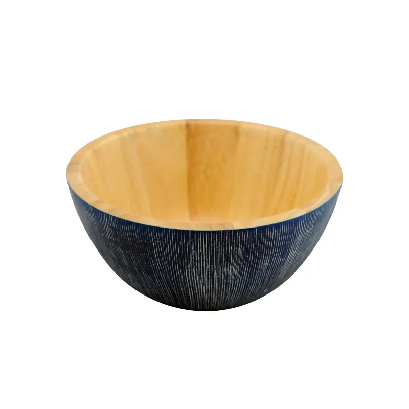 Ξύλινα Μπλε Μπολ Από Rubberwood 15, 17, 25, 30, 35 Εκ. Ξύλινα Μπλε Μπολ Από Rubberwood 15, 17, 25, 30, 35 Εκ.