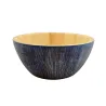 Ξύλινα Μπλε Μπολ Από Rubberwood 15, 17, 25, 30, 35 Εκ.