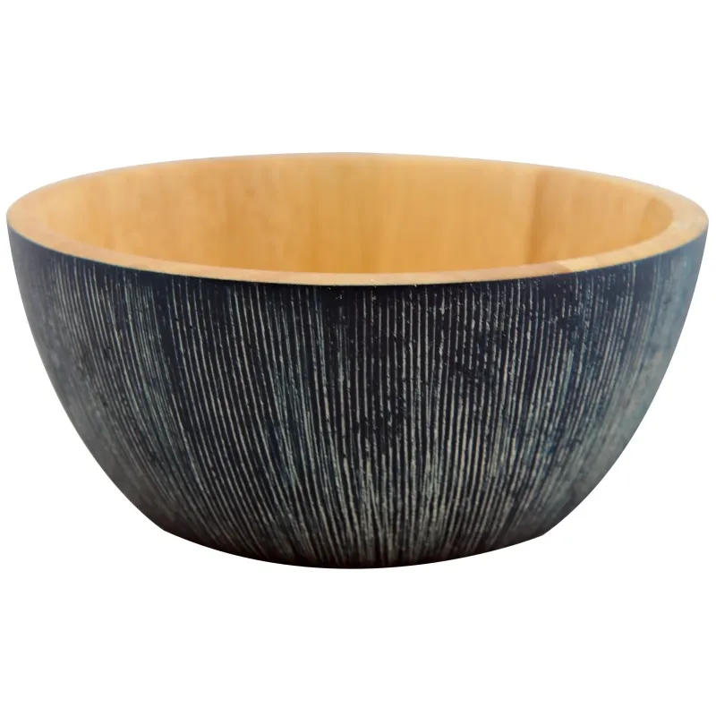 Ξύλινα Μπλε Μπολ Από Rubberwood 15, 17, 25, 30, 35 Εκ. Ξύλινα Μπλε Μπολ Από Rubberwood 15, 17, 25, 30, 35 Εκ.