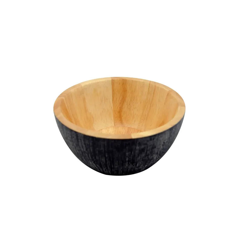 Ξύλινα Μαύρα Μπολ Από Rubberwood 15, 17, 25, 30, 35 Εκ. Ξύλινα Μαύρα Μπολ Από Rubberwood 15, 17, 25, 30, 35 Εκ.