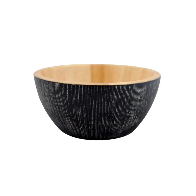 Ξύλινα Μαύρα Μπολ Από Rubberwood 15, 17, 25, 30, 35 Εκ. Ξύλινα Μαύρα Μπολ Από Rubberwood 15, 17, 25, 30, 35 Εκ.