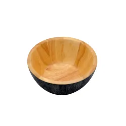 Ξύλινα Μαύρα Μπολ Από Rubberwood 15, 17, 25, 30, 35 Εκ.
