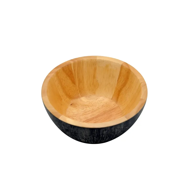 Ξύλινα Μαύρα Μπολ Από Rubberwood 15, 17, 25, 30, 35 Εκ. Ξύλινα Μαύρα Μπολ Από Rubberwood 15, 17, 25, 30, 35 Εκ.