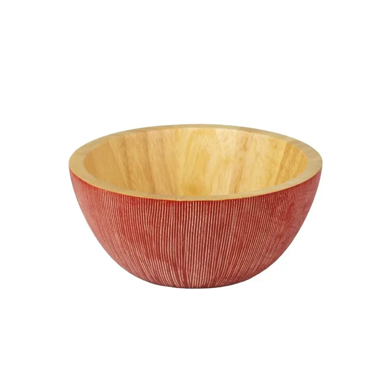 Ξύλινα Κόκκινο Μπολ Από Rubberwood 15, 17, 25, 30, 35 Εκ. Ξύλινα Κόκκινο Μπολ Από Rubberwood 15, 17, 25, 30, 35 Εκ.
