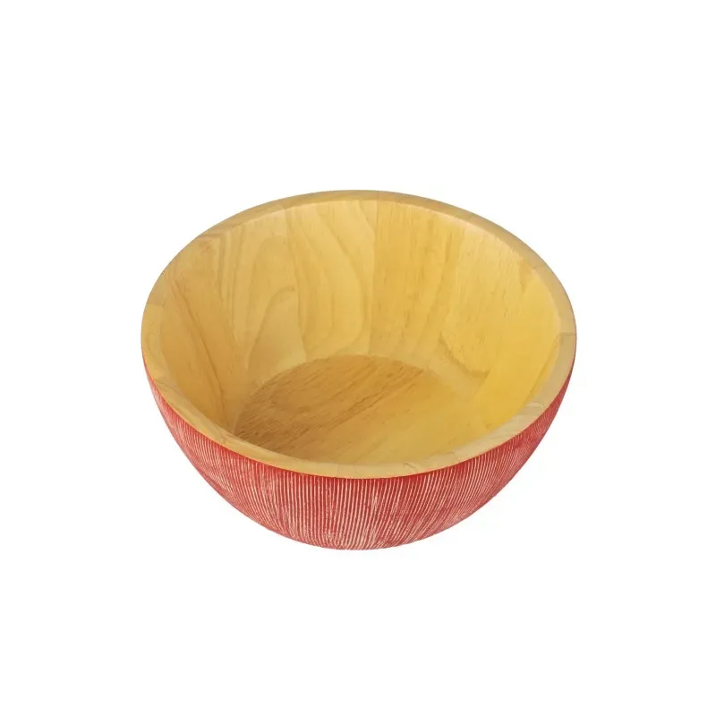 Ξύλινα Κόκκινο Μπολ Από Rubberwood 15, 17, 25, 30, 35 Εκ. Ξύλινα Κόκκινο Μπολ Από Rubberwood 15, 17, 25, 30, 35 Εκ.