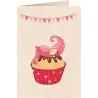 Γέννηση μωρού Ροζ με cupcake - 1