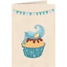 Γέννηση μωρού μπλέ με cupcake - 1
