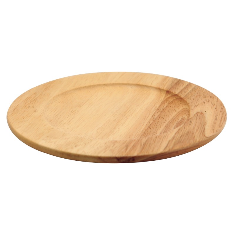 Ξύλινη Πιατέλα από ξύλο Rubberwood 33 Εκ. - 3 Ξύλινη Πιατέλα από ξύλο Rubberwood 33 Εκ. - 3