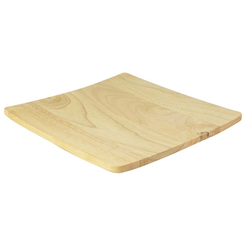 Σετ 4 Ξύλινα Πιάτα Τετράγωνα Rubberwood 25 Εκ. - 2 Σετ 4 Ξύλινα Πιάτα Τετράγωνα Rubberwood 25 Εκ. - 2