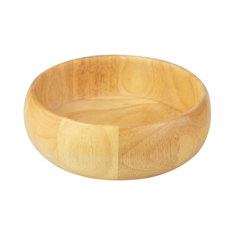 Ξύλινο Μπολ από Rubberwood 16x5 εκ. - 1 Ξύλινο Μπολ από Rubberwood 16x5 εκ. - 1