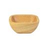 Ξύλινο Τετράγωνο Μπολ από Rubberwood 9x4 εκ. - 1
