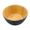 Ξύλινο Μπλε Μπολ Από Rubberwood 25x9 Εκ. - 2