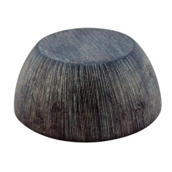 Ξύλινο Μπλε Μπολ Από Rubberwood 25x9 Εκ. - 3