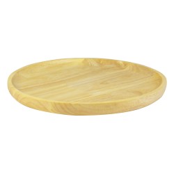 Ξύλινο Πιάτο Rubberwood 25 Εκ. - 1