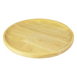 Ξύλινο Πιάτο Rubberwood 25 Εκ. - 3