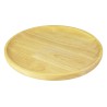 Ξύλινο Πιάτο Rubberwood 25 Εκ. - 3