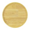 Ξύλινο Πιάτο Rubberwood 25 Εκ. - 2