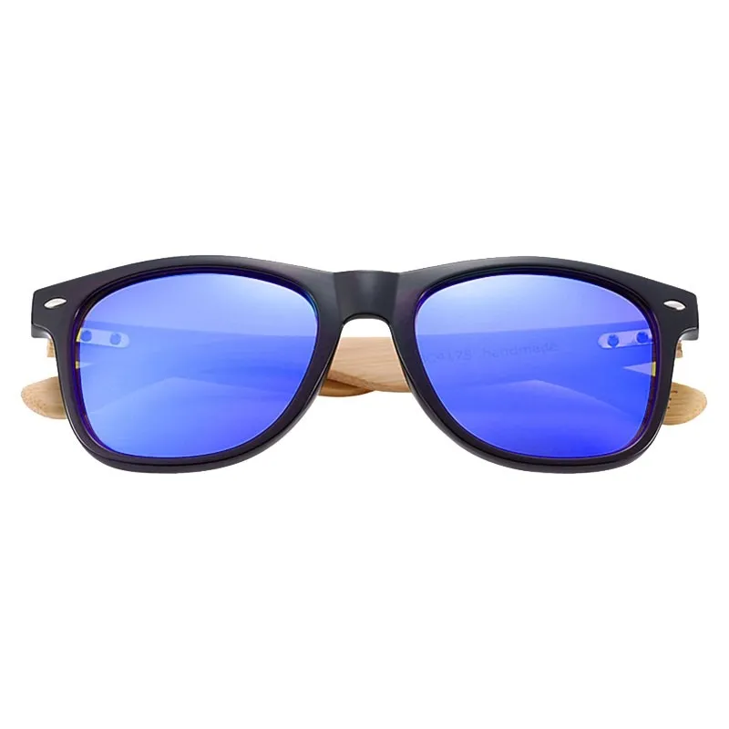 Γυαλιά Ηλίου Bamboo Μαύρα με Dark Blue Φακό Unisex - 3 Γυαλιά Ηλίου Bamboo Μαύρα με Dark Blue Φακό Unisex - 3
