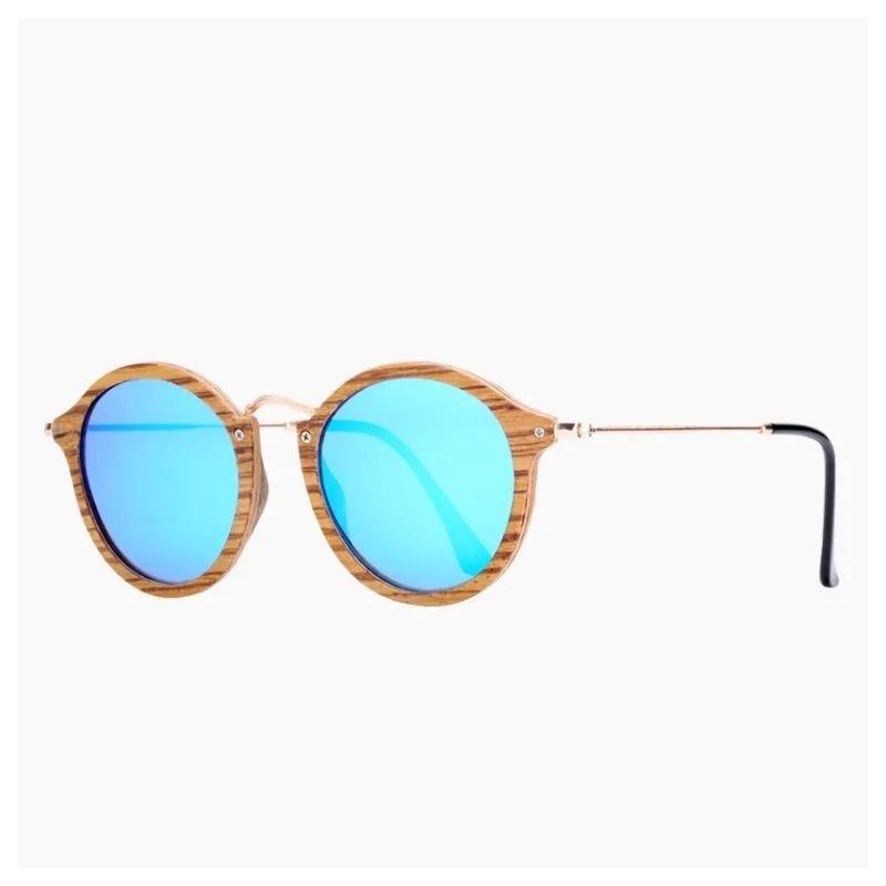 Γυαλιά Ηλίου Bamboo Vintage με Sky Blue Polarized Φακό - 4 Γυαλιά Ηλίου Bamboo Vintage με Sky Blue Polarized Φακό - 4