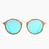 Γυαλιά Ηλίου Bamboo Vintage με Sky Blue Polarized Φακό - 3