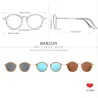 Γυαλιά Ηλίου Bamboo Vintage με Μαύρο Polarized Φακό - 6